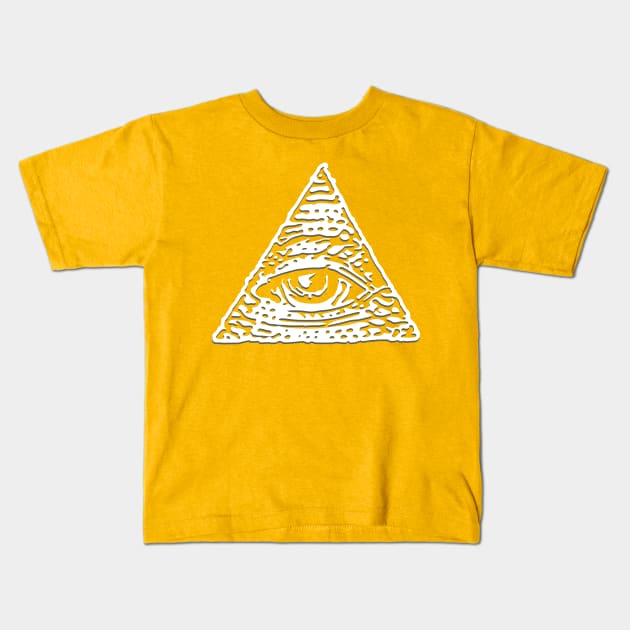 All-Seeing Eye Kids T-Shirt by Pufahl